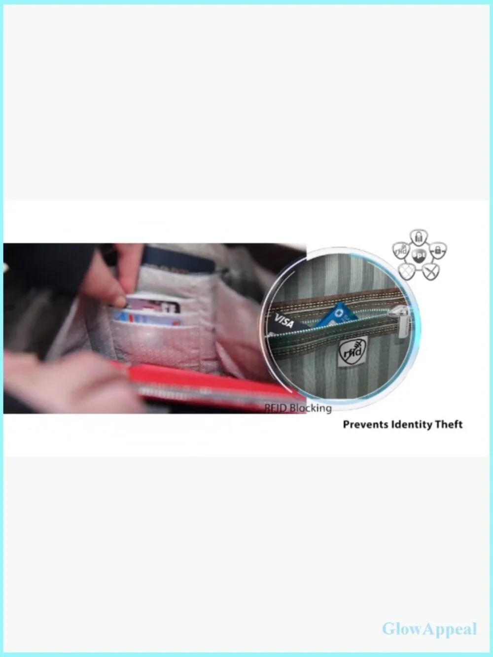 Anti-Theft East/West Hobo Bag with RFID Blocking